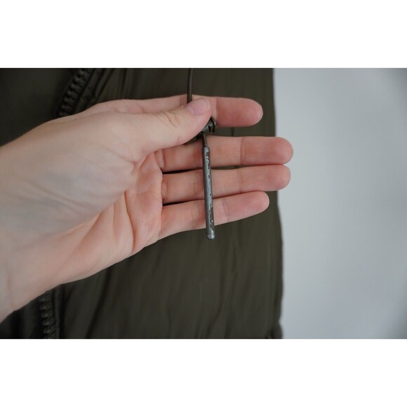 Zara Womens KHAKI Green Puffer Padded Gilet Bodywarmer Sleeveless Coat- Size M - Picture 7 of 12